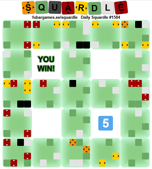 tailsteak's tweet photo. nerdlegame 1599 3/6
Dungleon 1582 4/6💠
Squardle 1584 5 Guesses Remaining
Referdle1289  9/25

Decent enough.  Can't complain. https://t.co/pCLsKfudHM