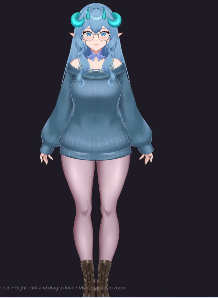 LumiCapis's tweet photo. Messing around with Yiota's customizable model. With now getting files for her v2 model I can use her program 
@YiotaArt_ https://t.co/g0zTDrrFHv