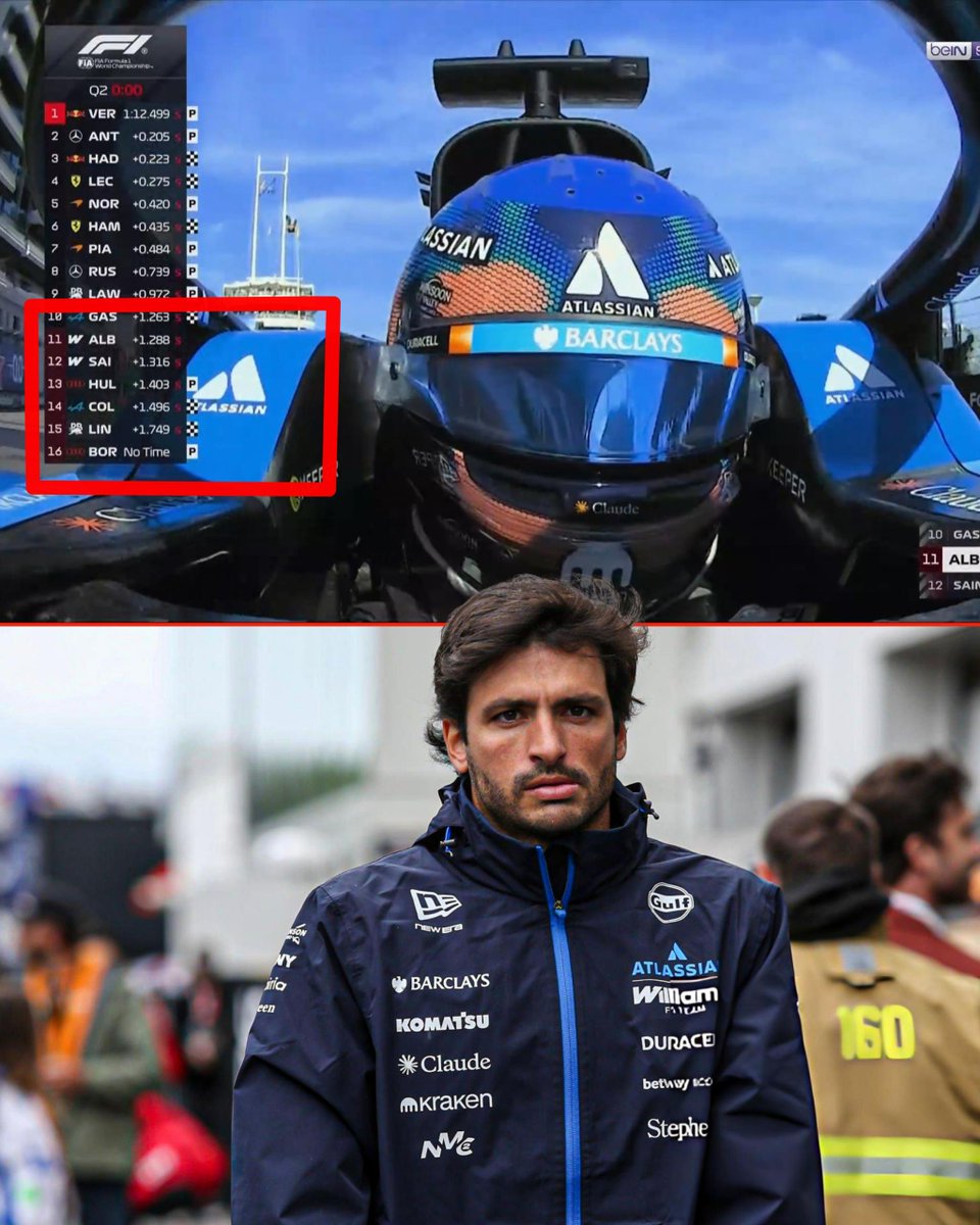 _racingbr's tweet photo. Verstappen na frente no Q2!!! Antonelli fez o segundo melhor tempo, e Hadjar completa o Top 3. 

❌Albon
❌Sainz
❌Hulkenberg
❌Colapinto
❌Lindblad
❌Bortoleto

#f1 #formula1 #sainz #audi #colapinto https://t.co/9U1LbB5TwV