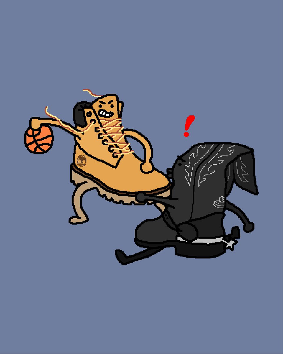 nba_paint's tweet photo. Timbs in four. https://t.co/VVlbT8AWxJ
