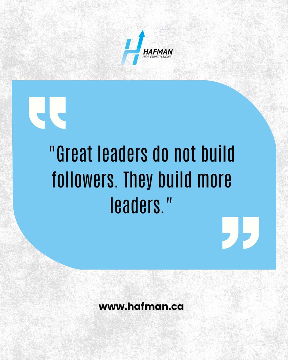 hafman_ca's tweet photo. Today's quote
"Great leaders do not build followers. They build more leaders."
👉 DM us or visit https://t.co/A613tpcUiR 

#quotes #hafman #itstaffing #recruiting #recruitment #hiring #job #recruiter #staffing #career #work #nowhiring #careers #business #jobseekers  #resume https://t.co/h5ay5CUDia