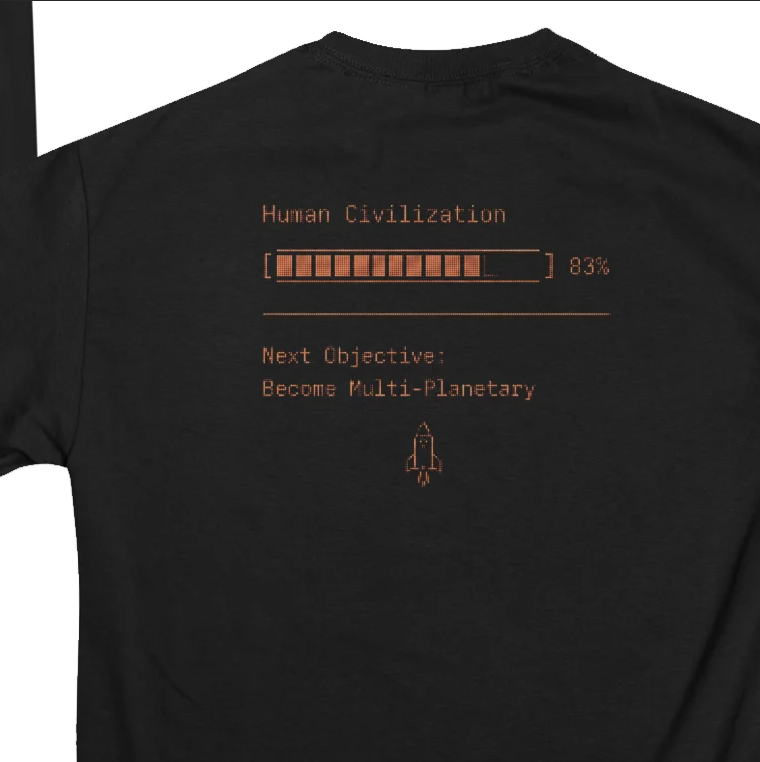 bulografik's tweet photo. Move Humanity Here
Retro-Futuristic Space Tee
#SpaceTshirt #RetroFuture #Y2KAesthetic
@elonmusk https://t.co/j1rx3EXzmk