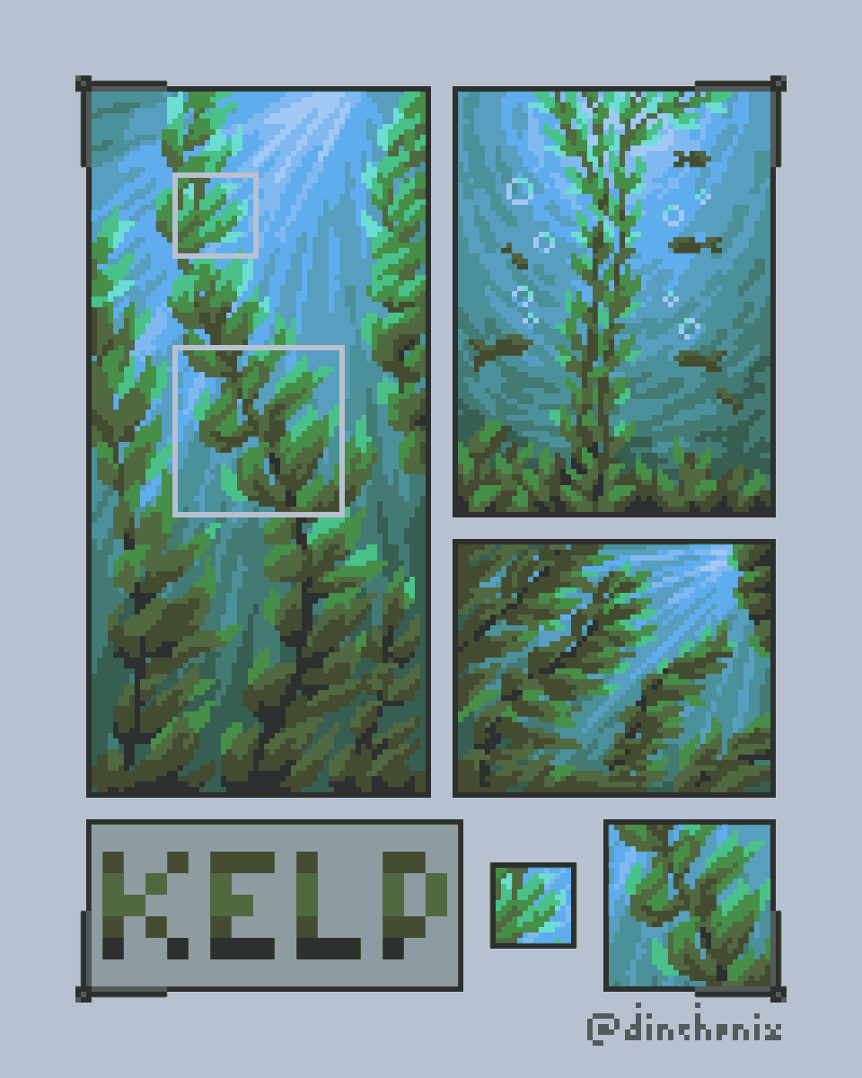dinchenix's tweet photo. seeking kelp 🌱🐟
#pixelart #dinchenix https://t.co/e80uPgzhJL