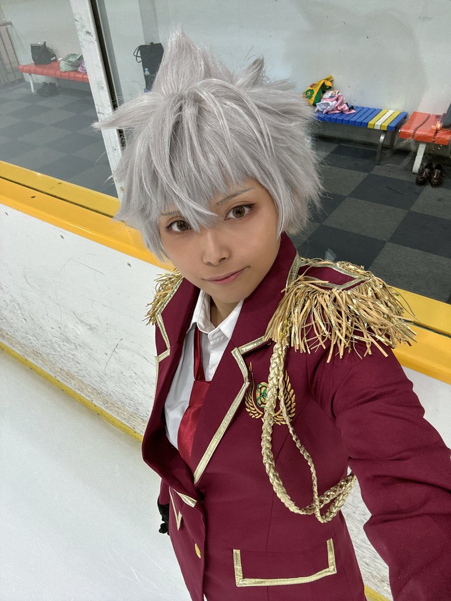 0bashima's tweet photo. りんごさん企画にお邪魔した🌟まさかカヅキくんをやれる日が来るとは　このスケジュール下でここまで用意出来たら🆗まで持ってはいけてひと安心(それはそれとして鬼鬼鬼加工👹)ほんっとーに楽しかった❗️⛸️ https://t.co/5zEzXH1qKf