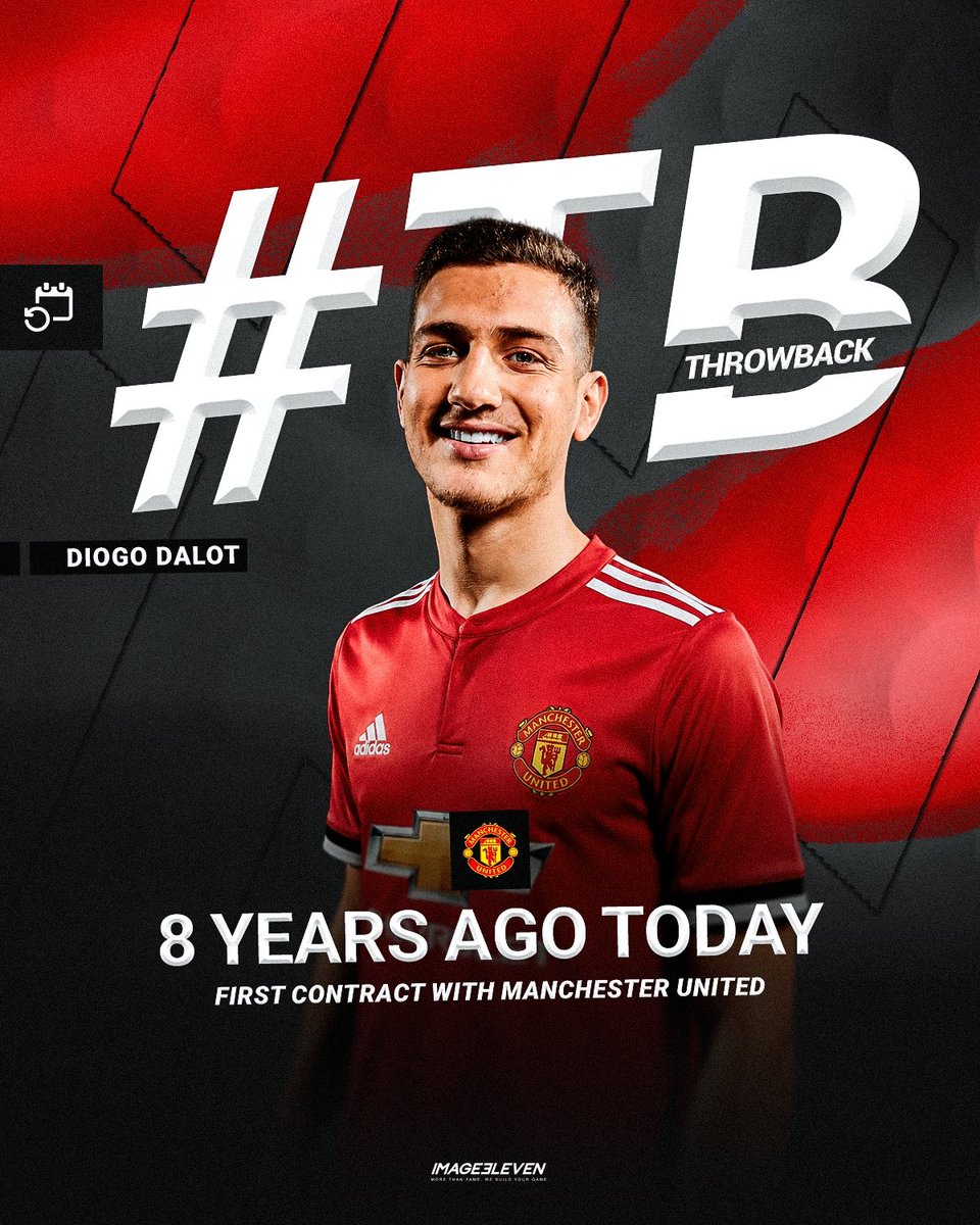 image_eleven's tweet photo. Eight years ago today, Diogo Dalot signed his first contract with Manchester United.
#ImageEleven
#MoreThanFame
#WeBuildYourGame https://t.co/yYxsjAXMct