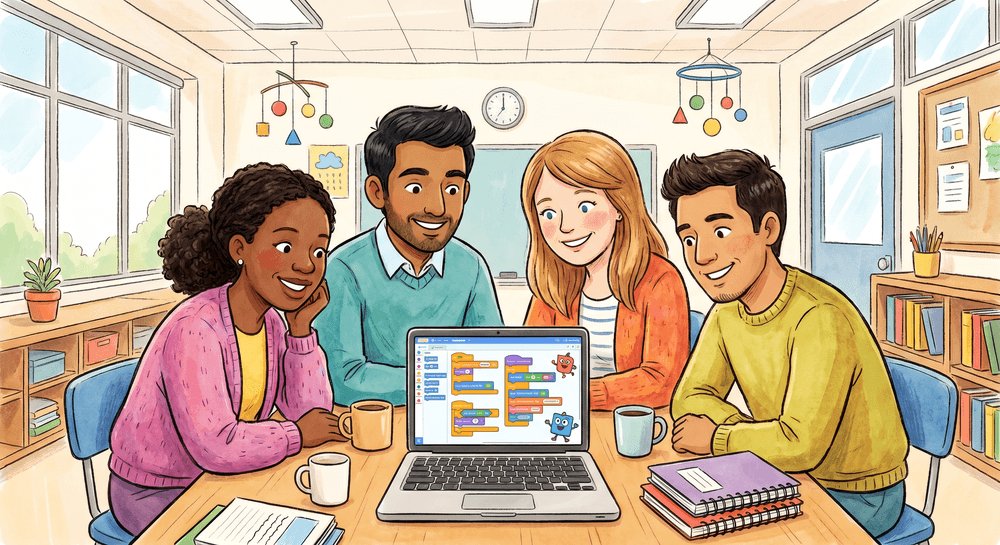 gotynker's tweet photo. Wrapping up the school year? 🎓 Now's the perfect time to start planning CS for next fall. Tynker makes it easy for any teacher to bring coding into the classroom — no experience needed. Start exploring → https://t.co/jshw9uCwvU

#Tynker #CSEducation #EdTech https://t.co/QuxWubMii9