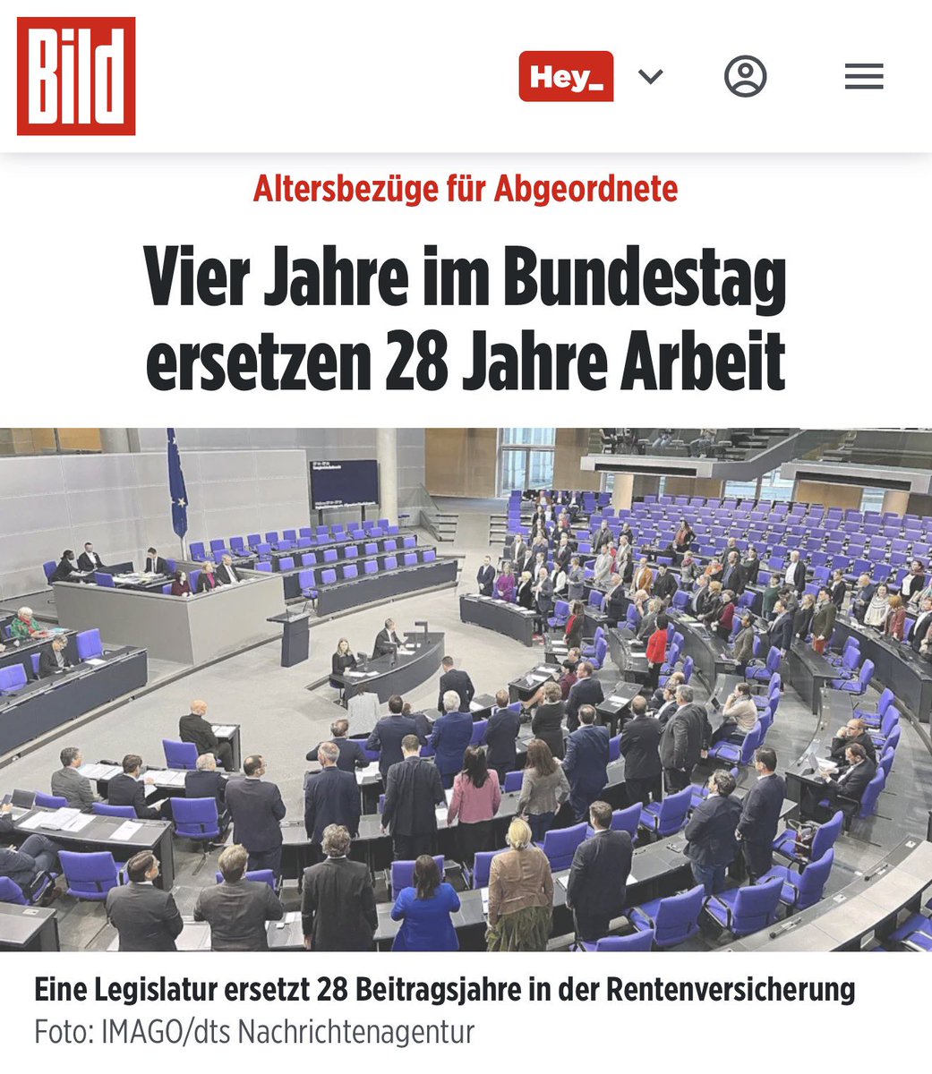 Georg_Pazderski's tweet photo. Sie zeigen uns den Mittelfinger❗️

Nach nur 4 Jahren im Bundestag kassiert ein MdB so viel Rente wie ein Normalbürger nach 28 Jahren harter Arbeit.

Während die da oben fürs Leben versorgt sind, darf der MICHEL im Alter Flaschen sammeln.

Man kann gar nicht so viel essen, wie man kotzen möchte.