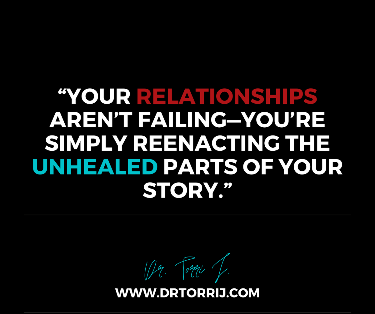 IamTorriJ's tweet photo. “Healing your father wound will force you to confront every version of yourself created just to survive.” — Dr. Torri J. https://t.co/rBbHNX4e4I