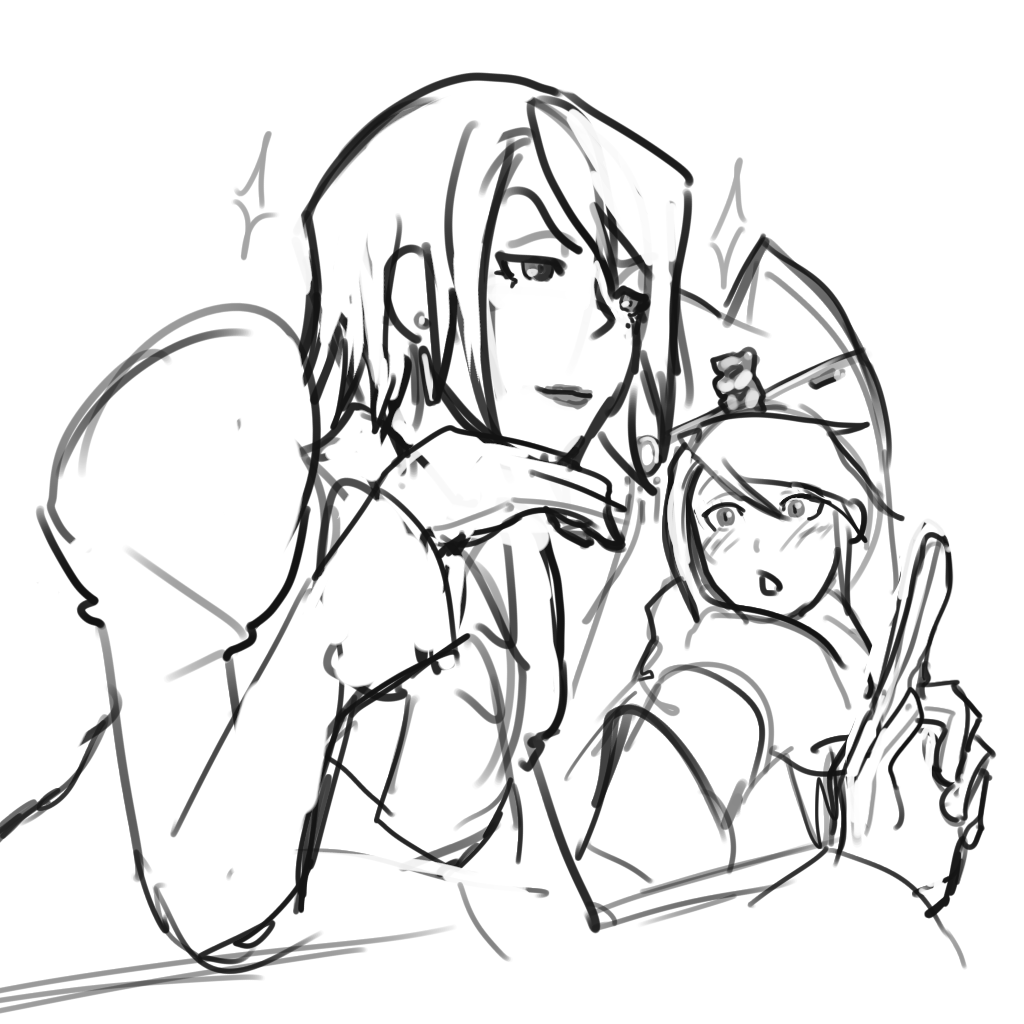 wrakuun's tweet photo. i love this sprite of franziska sm, but it just doesnt hit as hard when translated into the investigations sprite style so i thought kay just NEEDS to see her pull out this pose in court https://t.co/K8O9ss92Rt