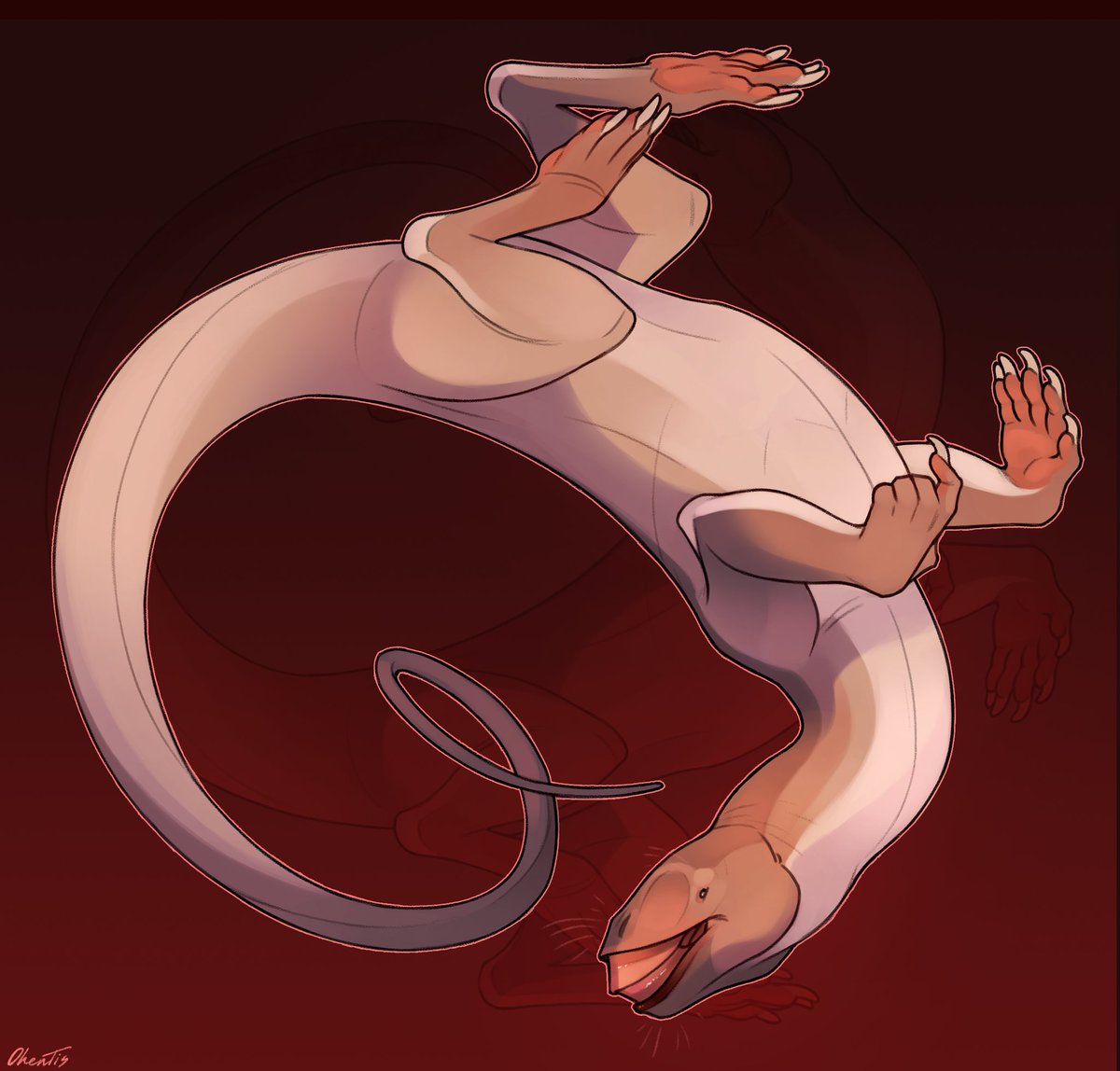 ohentis's tweet photo. My creature Tenanto Vermis 

#art #artwork #artist #digital #oc https://t.co/4gJhRoDphp