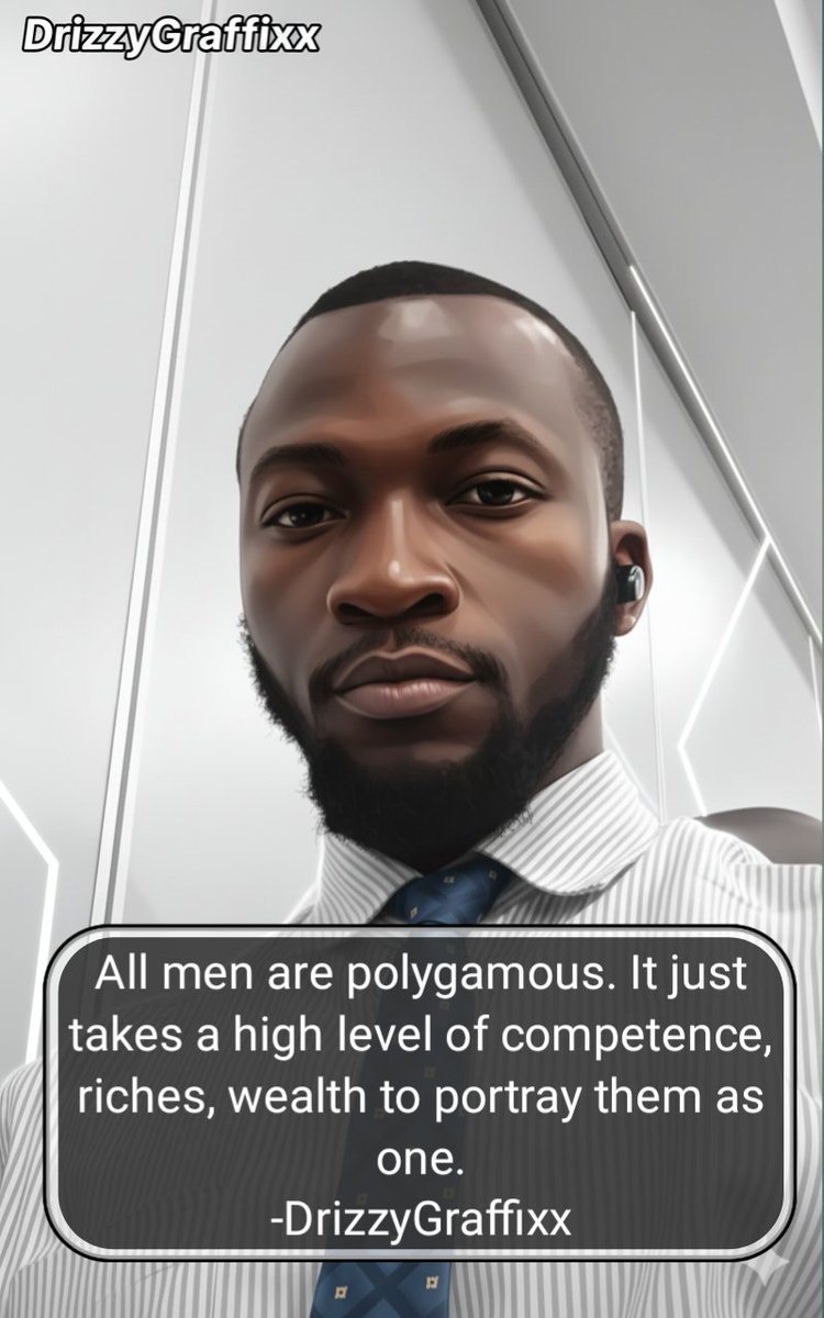DrizzyGraffixx's tweet photo. All men are polygamous in nature!

Take it or leave it. https://t.co/0eEq9vpZip
