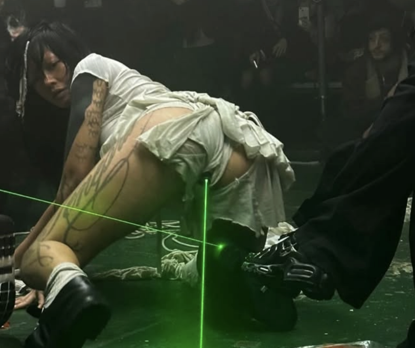 MuuMuse's tweet photo. The amazing dancers in the first part of Confessions II are from Young Boy Dancing Group. She shouted them out and said she loved being in a smoky forest with lasers coming out of everyone's orifices.

This is their vibe...
https://t.co/Ojn2C4C8UX https://t.co/mZW0uM10Al