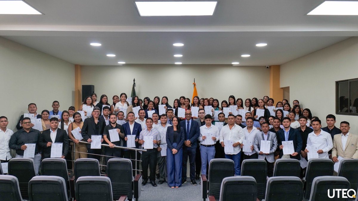 utequevedo's tweet photo. La Facultad de Ciencias Pecuarias de la UTEQ llevó a cabo la firma de actas de egresados de las carreras de Biología, Ingeniería Agropecuaria, Acuicultura y Zootecnia, en una ceremonia desarrollada en el campus La María. https://t.co/tZiCe3j9Rf
