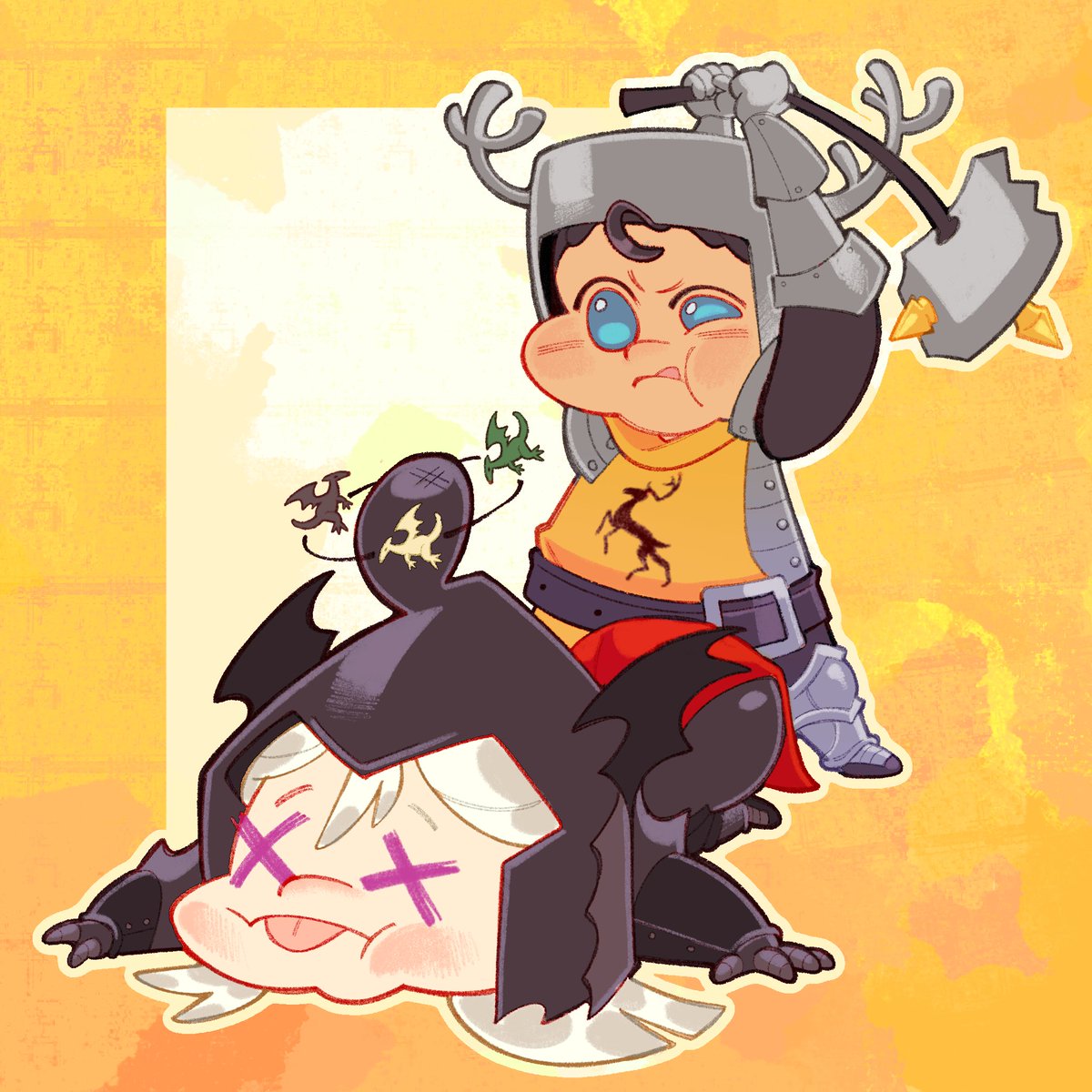 vanda1ia's tweet photo. playtime got a little too rough 😭 
thank you so much for my babies @SweetSkullScrib !!!! https://t.co/RDAJBeqcS2