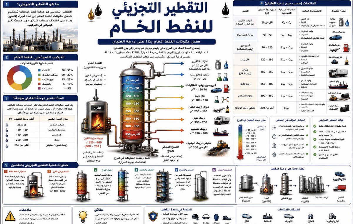 abdullahsubiae's tweet photo. انتاج منتجات بتروليه من عملية التقطير التجزيئي https://t.co/7uiGHkvyIF
