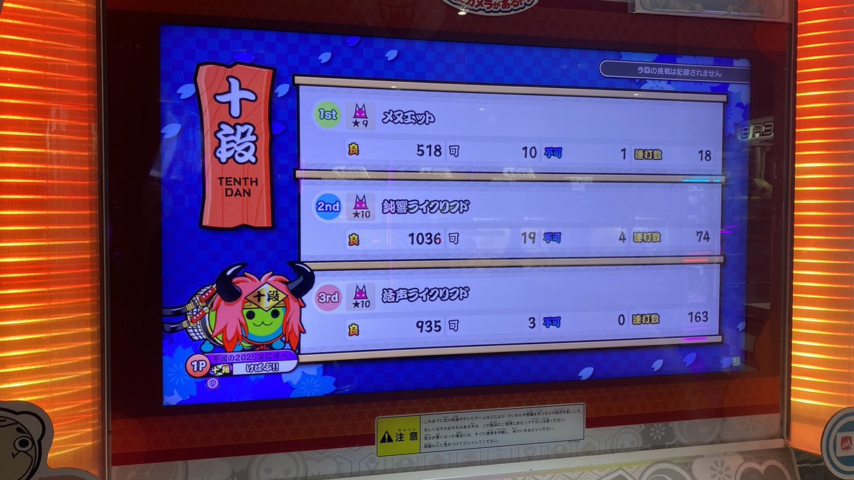 kebabu15300's tweet photo. でたらめ十段初プレイ！

いや鈍響 https://t.co/PXDMqqdNW6