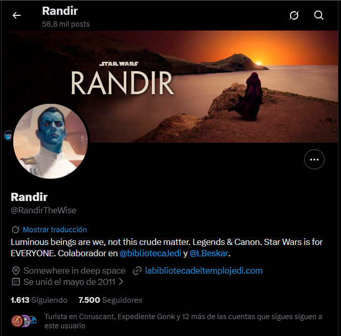 Guardia_Templo's tweet photo. Iba a dejarlo pasar, pero este perfil de aquí es el cabecilla de un grupito de cuentas de SW España que se han dedicado por años, por activa y por pasiva (sobre todo), a atacarme por mis opiniones y mi contenido.

Y Randir en particular me recuerda al bully típico de instituto https://t.co/WfCX5eOaBG