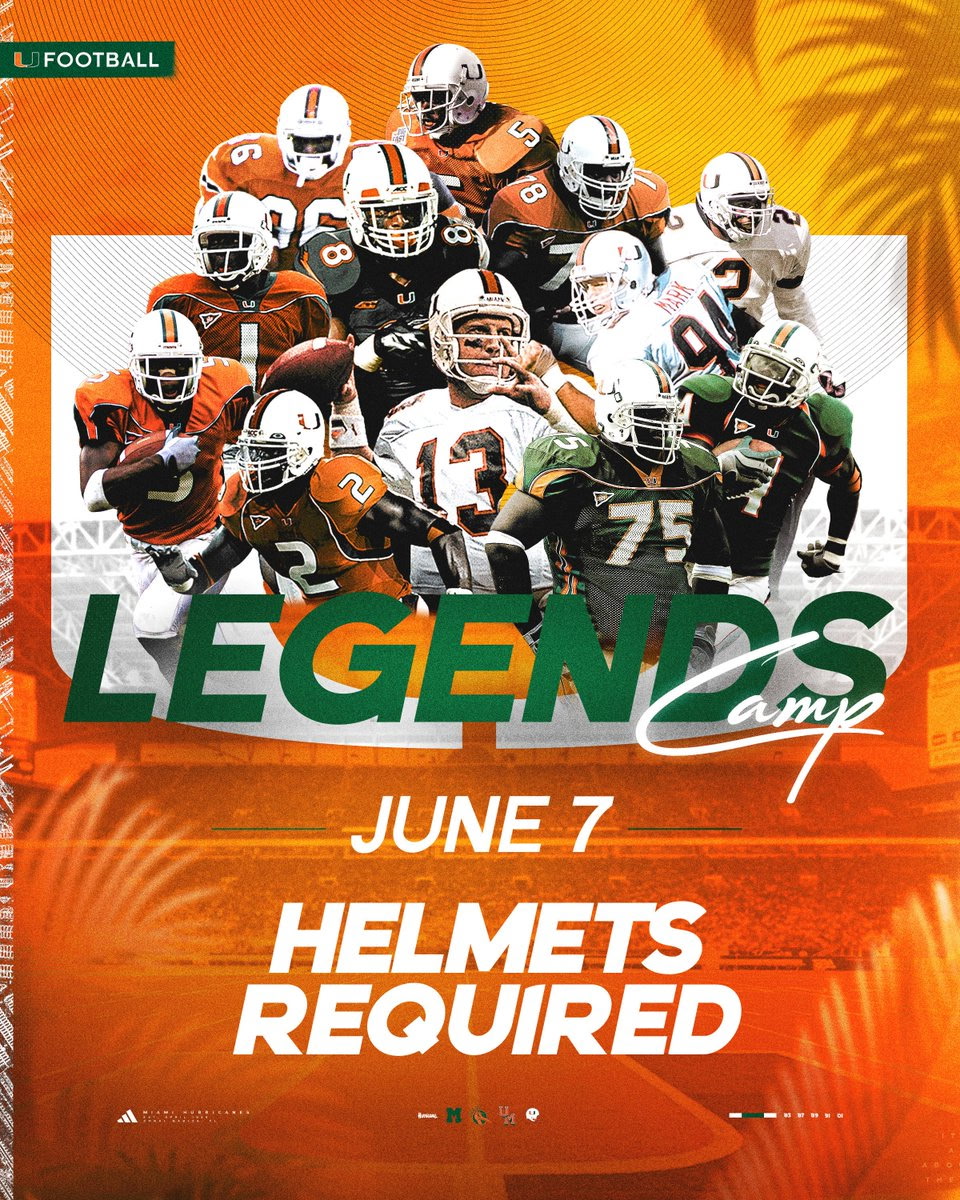 TrentonNeel's tweet photo. I will be attending @CanesFootball Legends camp tomorrow. Excited to go down and get some reps and learn from some of the best coaches in the nation. @V2Milz @shockperform_ @PrepRedzoneFL @5StarFBRecruits @sixstarfootball @CoachFreemanFB @TrintonBreeze @latroyowens https://t.co/cBf2GrK0Ms