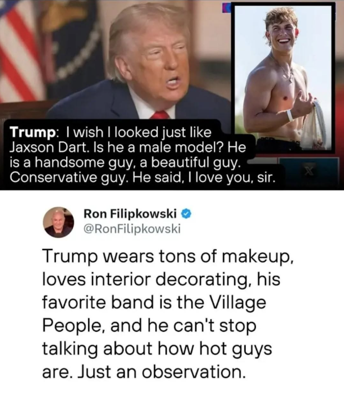ManTracker73's tweet photo. @realDonaldTrump #Republican #gaydrama https://t.co/HjMbRqGrox