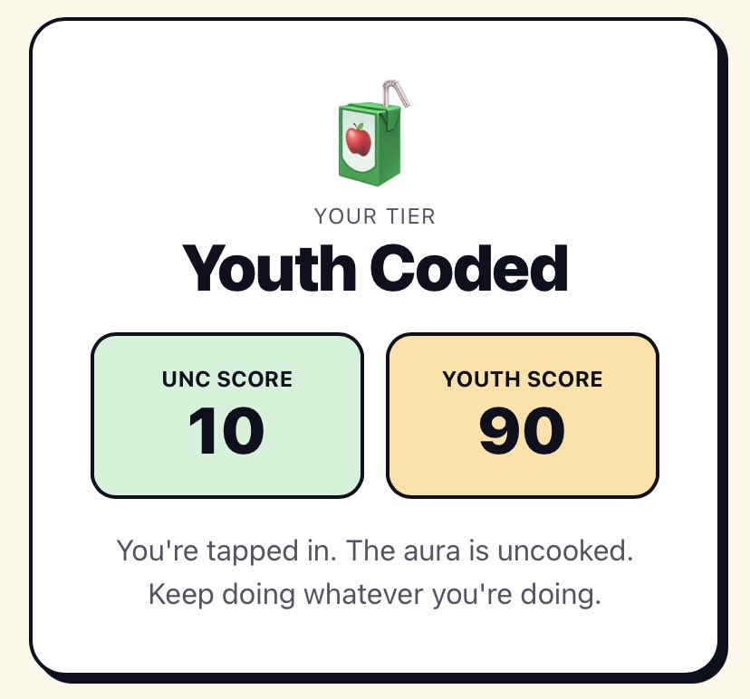 dev_bonnie's tweet photo. Im not unc (yet) https://t.co/aGWqyuUTTd