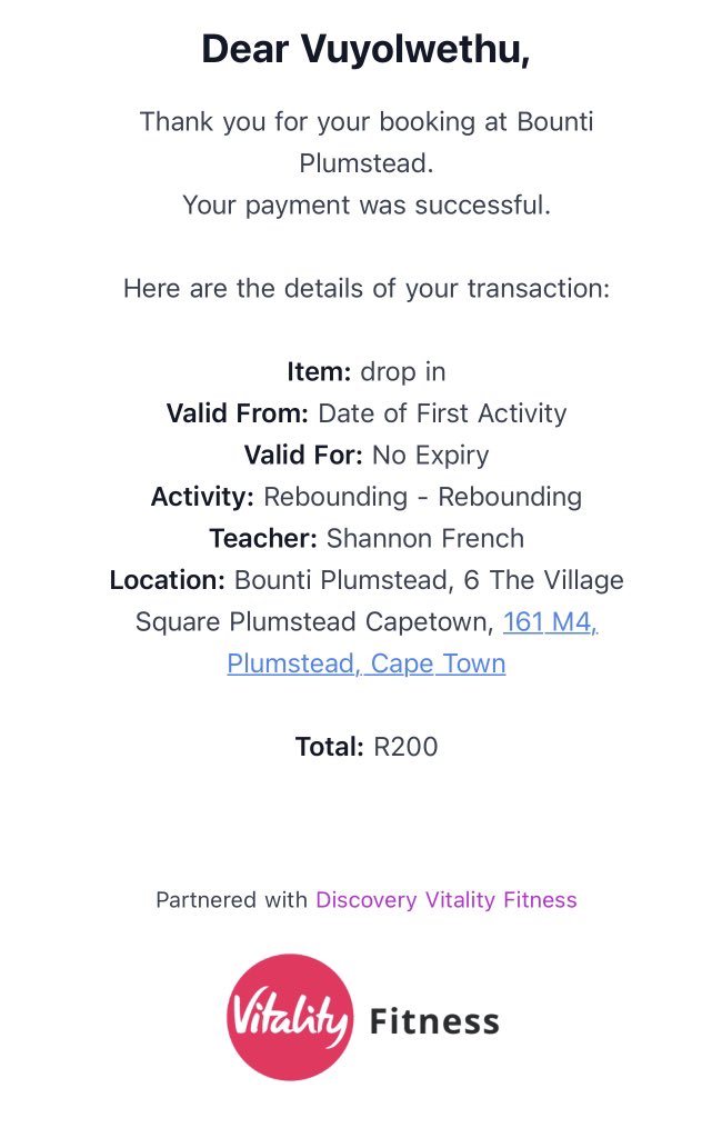 VDubese's tweet photo. Tried something new - rebounding, and it was amazing!

Through @Vitality_SA , I love the options of access that I get with fitness studios around South Africa that give a new meaning to wellness 🧘🏾‍♀️. https://t.co/F3KMhZIzHO