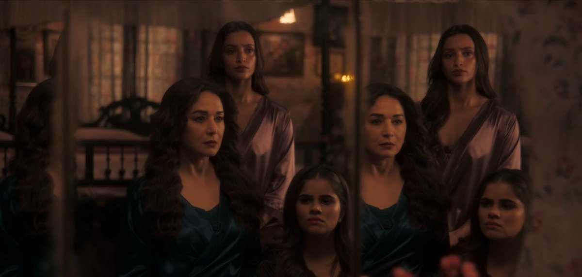 loveofcinemasf8's tweet photo. The cleverly titled Maa Behen works on multiple levels.

An entertaining small-town black comedy, a low key star vehicle for Madhuri Dixit, and as a letter of apology to all women who have been subjected to ridiculous pervasive stereotypes and stigma, simply for living a life that deviates from the so-called norm. 

Recommend. Double recommend for Madhuri fans. Streams on Netflix.
