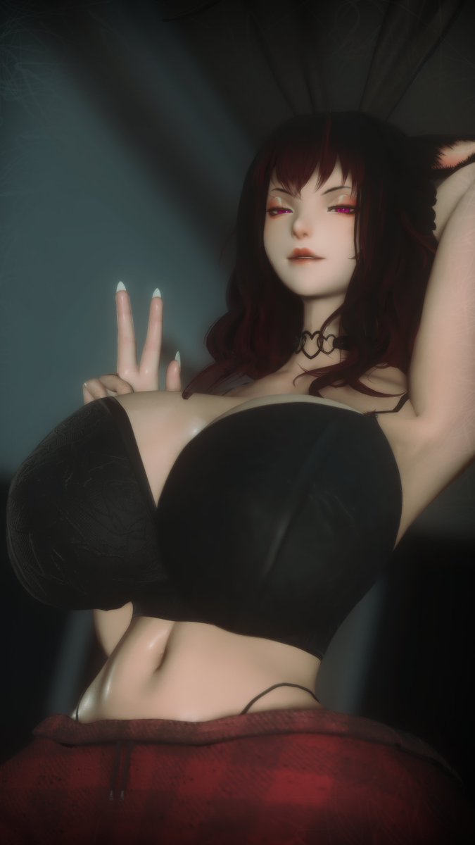 TeishaXIV's tweet photo. ♥️Your favorite kitty's woken up from hibernation and she's lookin SPICY♥️ https://t.co/w7aJk7V1Ze