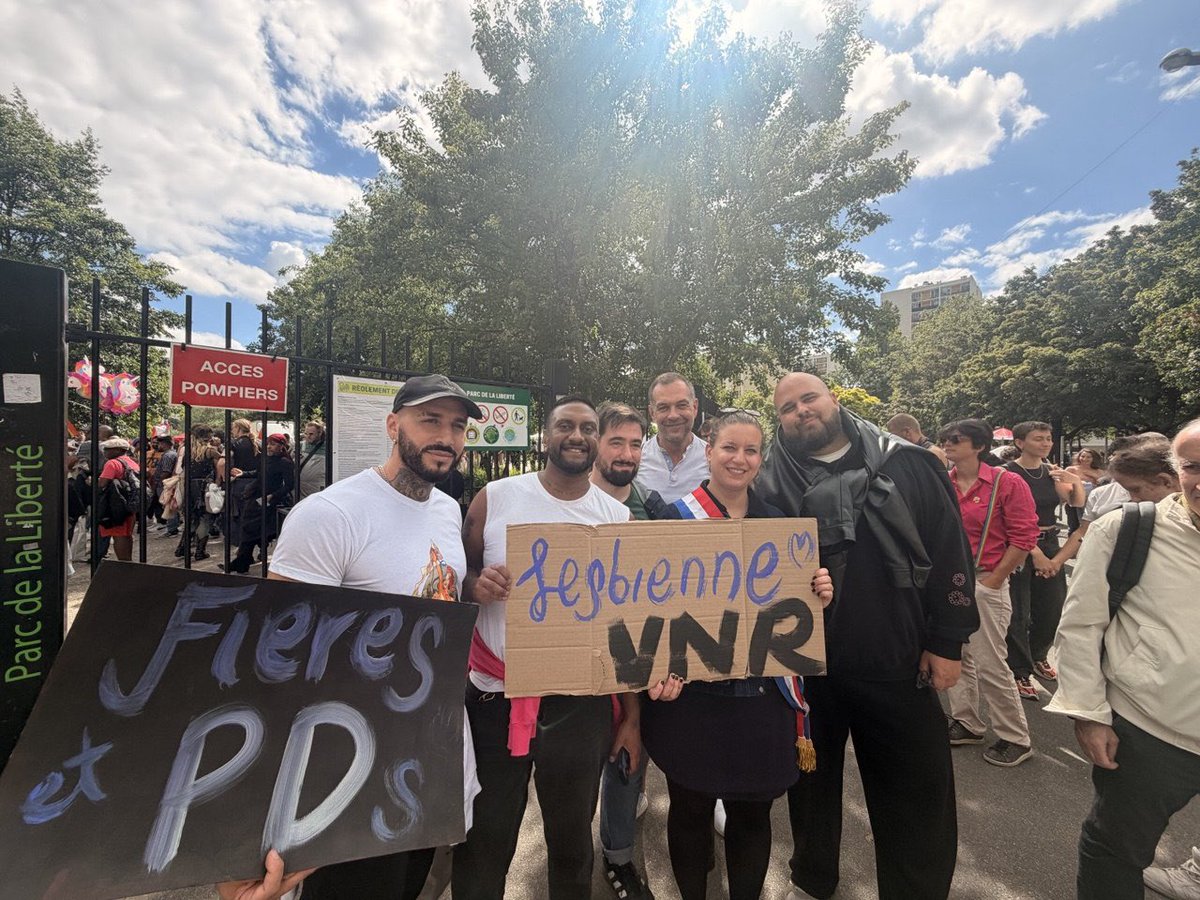 MathildePanot's tweet photo. Pride des banlieues 2026 à La Courneuve ❤️ https://t.co/oYPX93hDT4