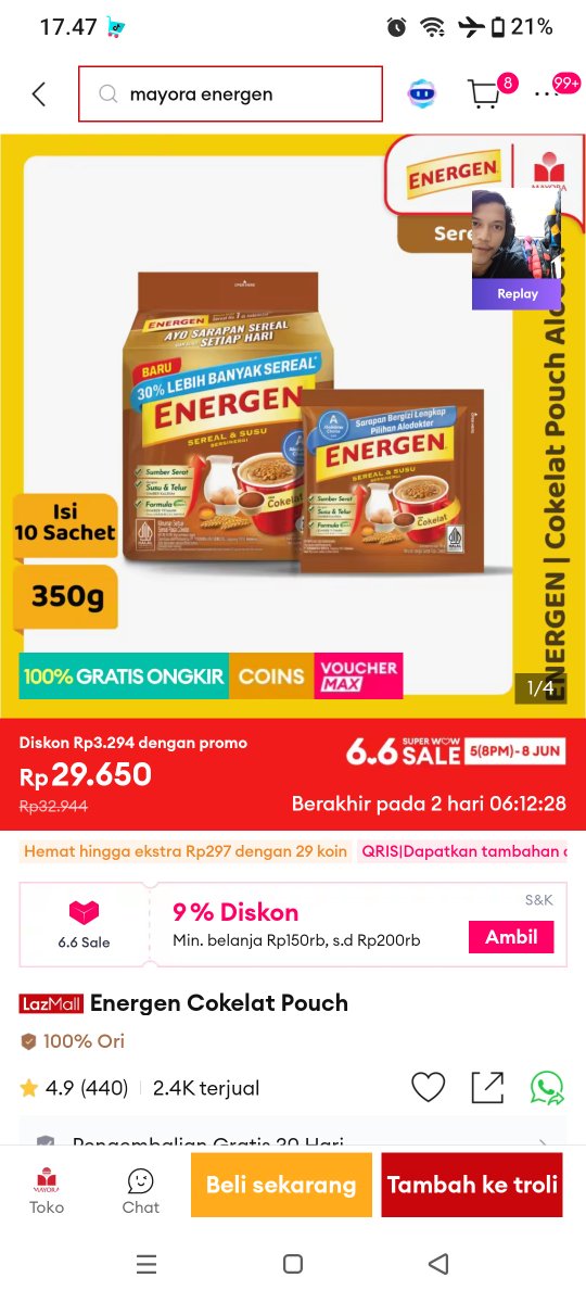 agustins44's tweet photo. sekarang mah nyari Beli Kebutuhan Murah rasanya makin susah, harga pada naik semua. Untung ada lazada 6.6 super wow sale yang diskonnya beneran bikin hemat https://t.co/U0UheByT4M https://t.co/meieDu4rcX