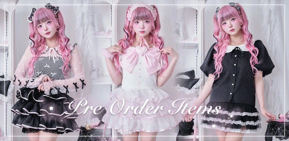 magia_charm's tweet photo. 𝐏𝐫𝐞 𝐎𝐫𝐝𝐞𝐫 𝐈𝐭𝐞𝐦𝐬 💒💫

お気に入りの1着をひと足先に予約♡ これからの季節にぴったりなアイテムを揃えました🎀🪄
ぜひチェックしてみてください✧*｡

🔗詳しくはこちらから
https://t.co/aImGj4aWFX https://t.co/1d6ji1OE4x