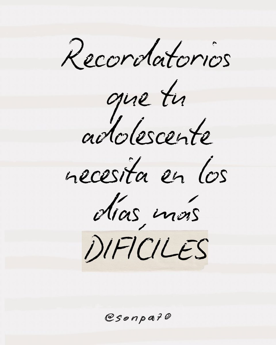sonpa70's tweet photo. La adolescencia es una etapa muy compleja repleta de cambios que producen mucha inestabilidad e incertidumbre. 

Más que nunca necesita el/ la adolescente necesita sentir que se le acompaña con grandes dosis de comprensión y empatía.

#adolescencia #educar https://t.co/Dik7kTT7kj
