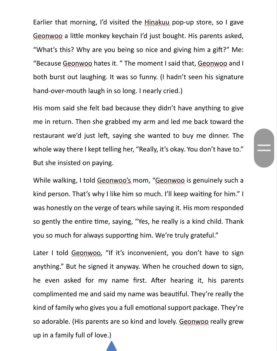 dear_geonwoo's tweet photo. Rough Translation from OP's story 🥹🩵

heres the original: https://t.co/D0Hfrc4hWq https://t.co/CkOHPhXxCU