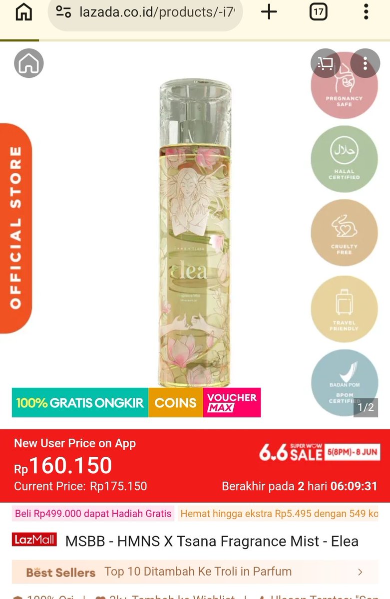 Adenamella's tweet photo. langsung aja Beli Kebutuhan Murah di lazada 6.6 super wow sale nikmatin kesempatan promo lazmall 100% original lazada makin hemat kan ya https://t.co/P9UIEc29pJ https://t.co/AStbuu1pUS