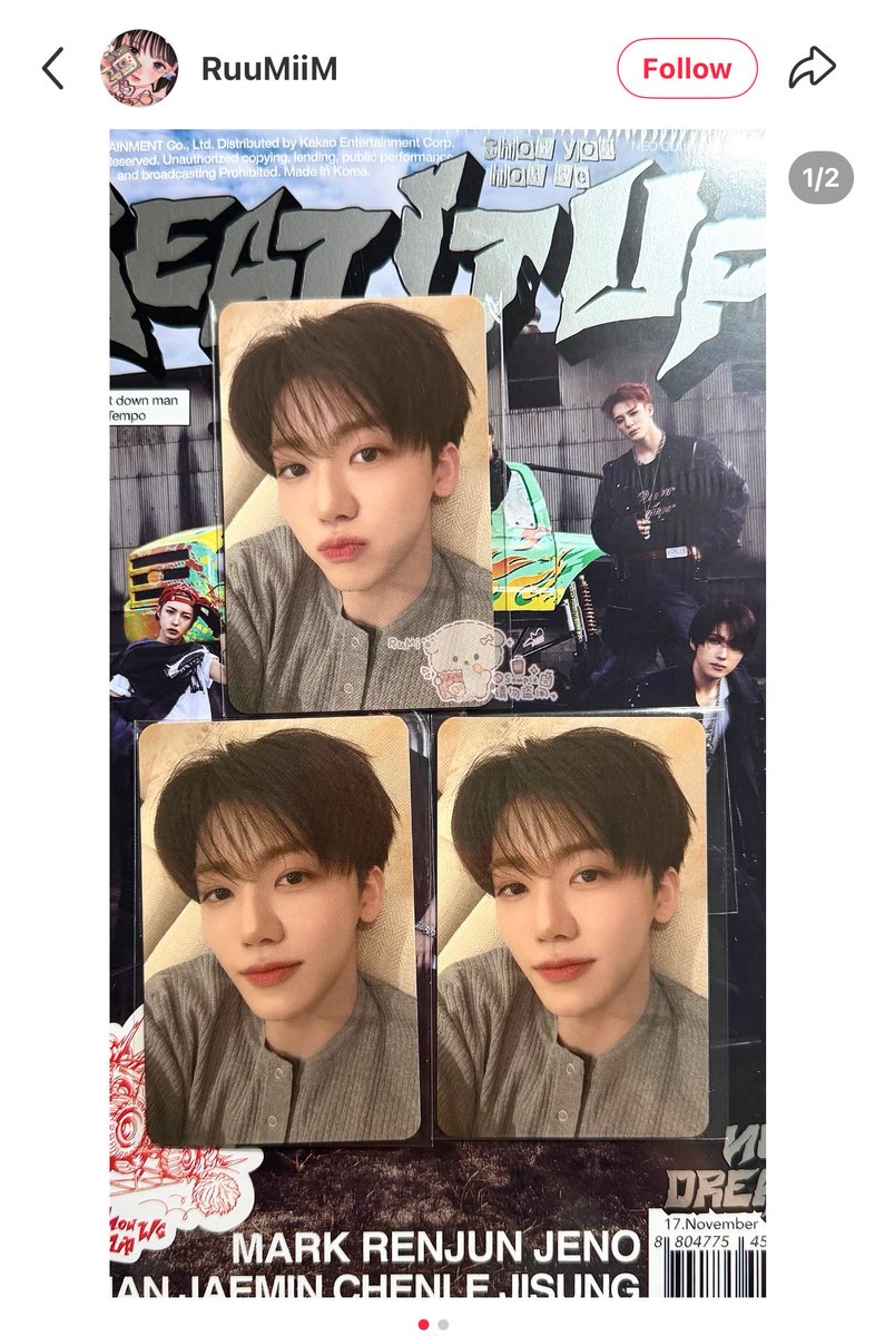 augustmarkie's tweet photo. the prettiest photocard ever…pretty jaemin…a little pout…A NEED NOT A WANT https://t.co/j3lAmuUL1e