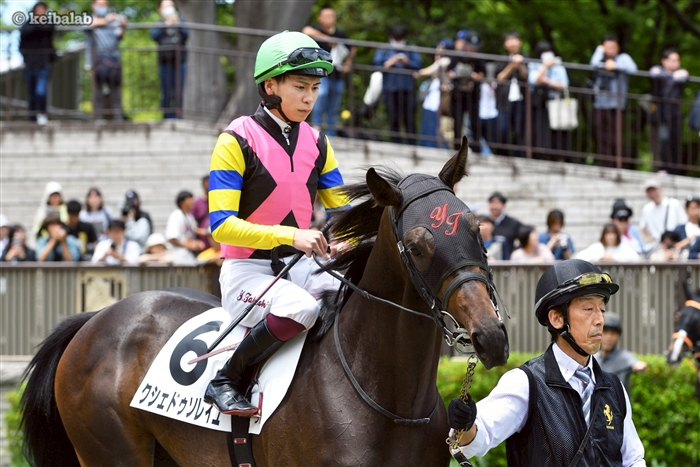 keibalab's tweet photo. 【背中から感じる懐かしの幸福感】
#クシェドゥソレイユ 
#横山武史 
#エフフォーリア
https://t.co/n8XBZg8OXV https://t.co/r1CO2oAhB6