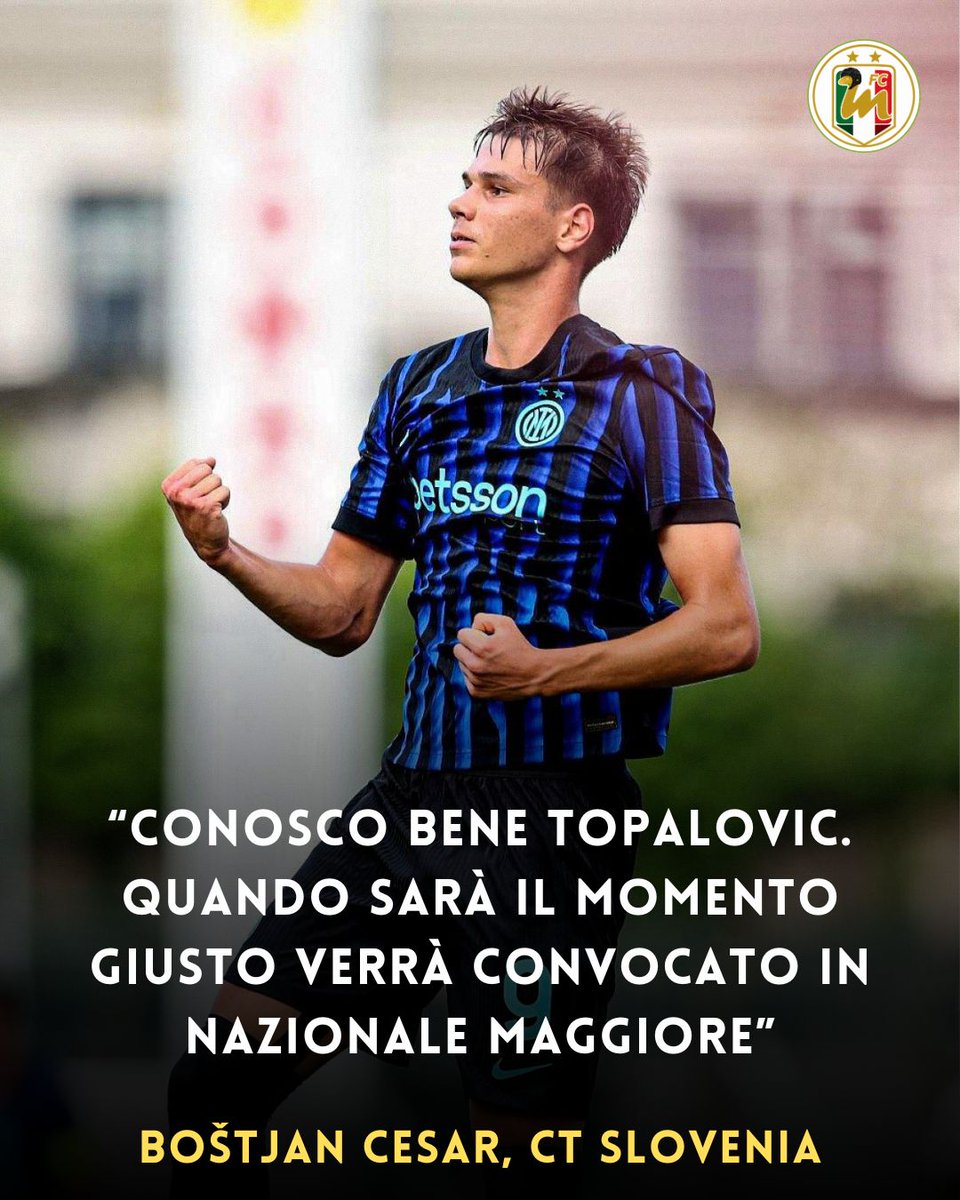 FcInterNewsit's tweet photo. 🌟 Topalovic vede la convocazione la Slovenia 🇸🇮 https://t.co/xaoBlQH2We