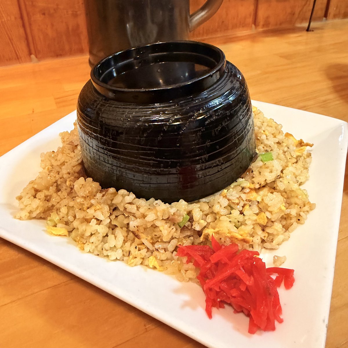 gza9e's tweet photo. プレミアラーメンショップ 
久松山倉坂下2号店

ラーメン 
煮玉子
あんかけチャーハン

#うまーみん https://t.co/jkqRQBMKZ5