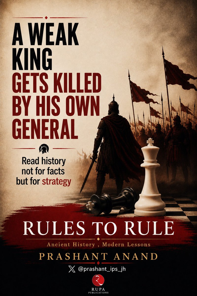 prashant_ips_jh's tweet photo. Read history - not for facts, but for strategy #RulestoRule by @Rupa_Books https://t.co/69NKoNXksU