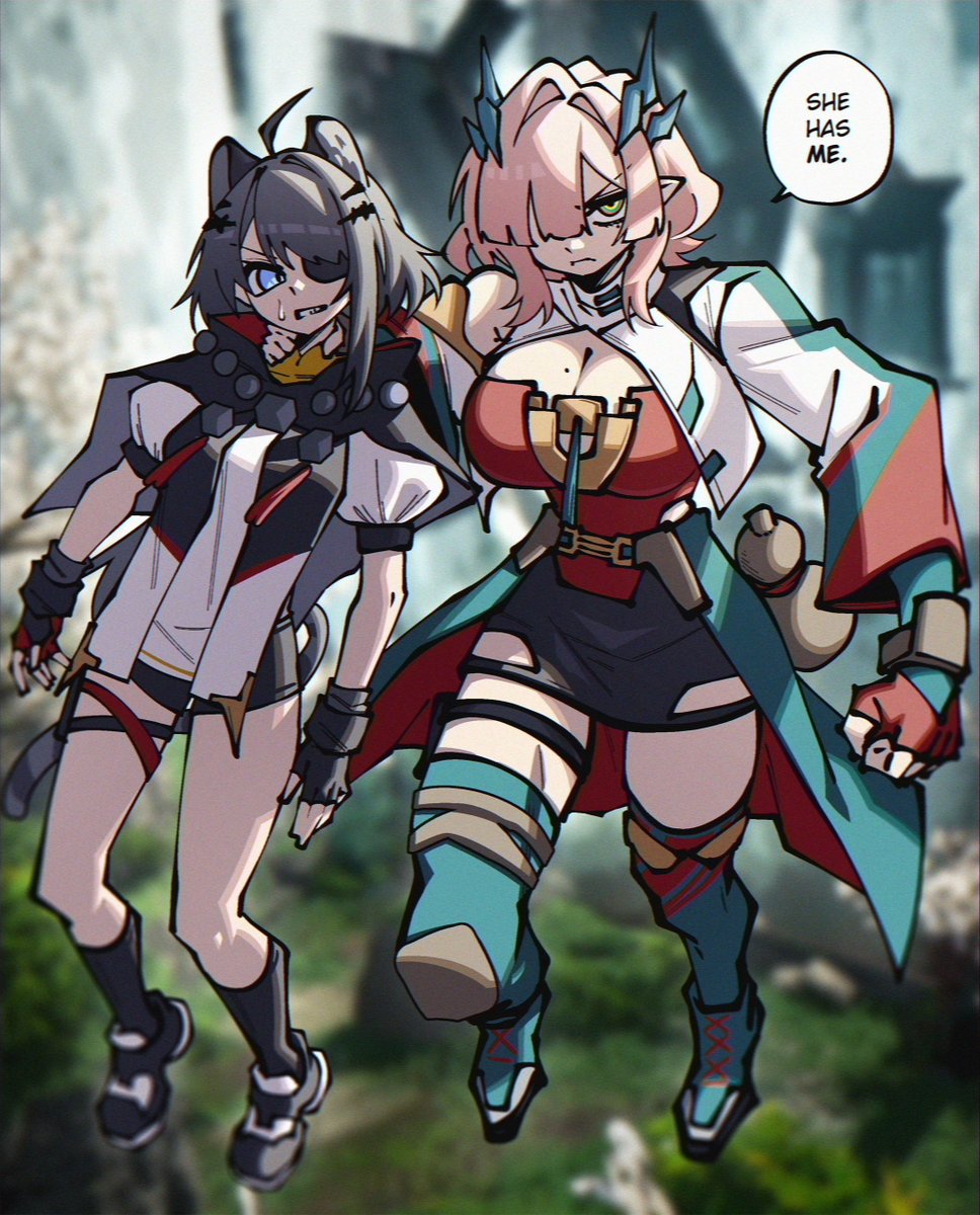 Dryegen046's tweet photo. How Mi Fu be pulling up to help Tangtang

#ArknightsEndfield #HeirloomSketches https://t.co/CG8RmduLGr
