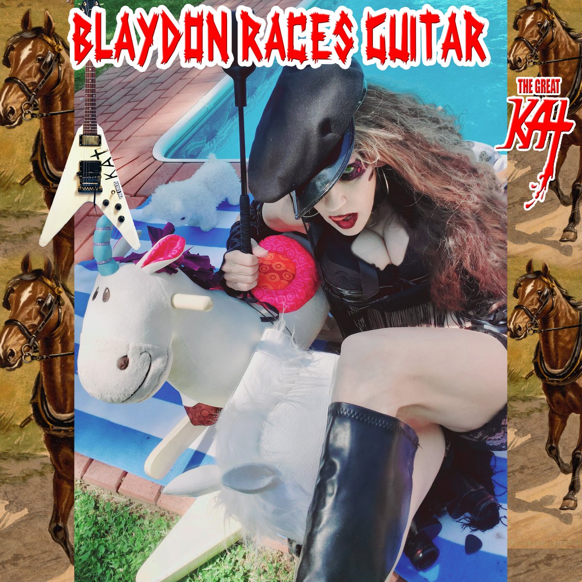 greatkatguitar's tweet photo. WORLD PREMIERE!
“Blaydon Races Guitar” by The Great Kat #METAL Guitar #LEGEND!
SPOTIFY https://t.co/Km4W2AuEO6
Great Kat Shreds "Blaydon Races” one of the most famous British Folk songs from 1862, about going to #Blaydon, a town in #England, to see the #horse races.
#Racing https://t.co/SsFjI1fJa2
