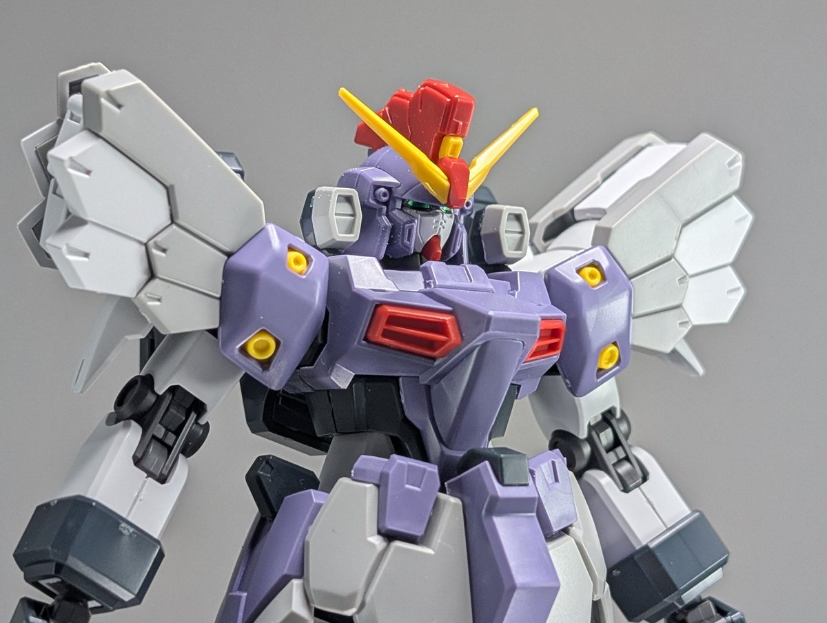 jimmy_version3's tweet photo. ガンダムサンドロック改EW
パチ組み完了しました！

28年前のHGも完成度の高いプラモデルでしたが、見事に令和の技術で再誕しましたね…！！！

色分けは勿論、スタイル、組みやすさ共に個人的には完璧です。 https://t.co/x4cEJwpuUa