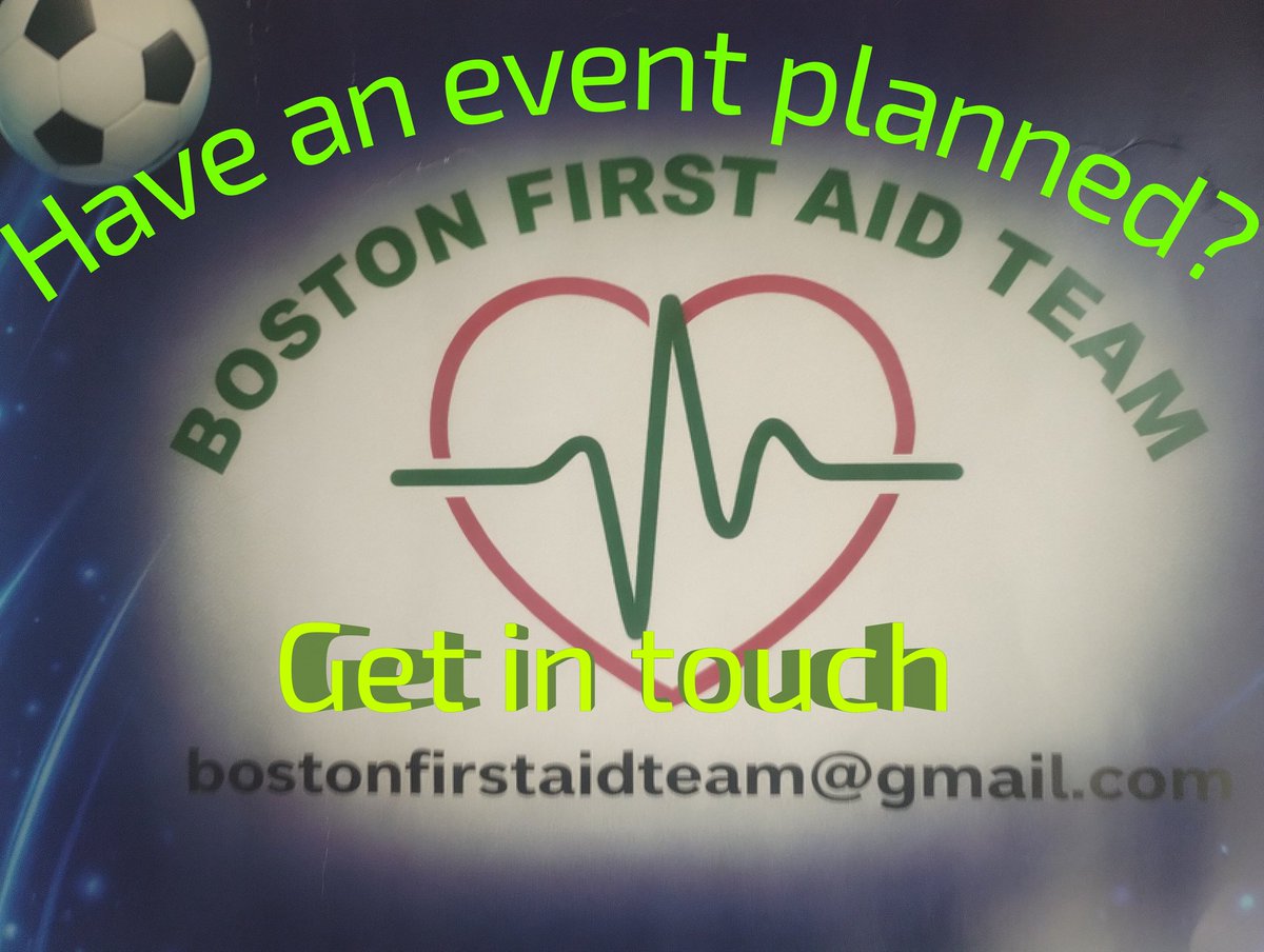 FirstaidteamBos's tweet photo. The is limited availability for 2026 with Tuesday Thursday and odd Sundays available 

Email and see if we can cover your events https://t.co/2tAjDRP5Rh