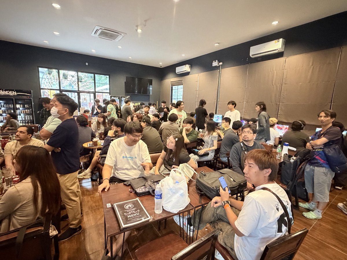 TGUteam's tweet photo. Thaiger Bar Fight #5 

🔥 Street Fighter 6 Top 8 is LIVE NOW!

Watch here: https://t.co/XFoDWm6BIS

Next up: TEKKEN 8 Top 8 (Dojo 64+)

Thailand's premier FGC monthly tournament.

#SF6 #TEKKEN8 #ThaiFGC https://t.co/hNEVNdv8hU