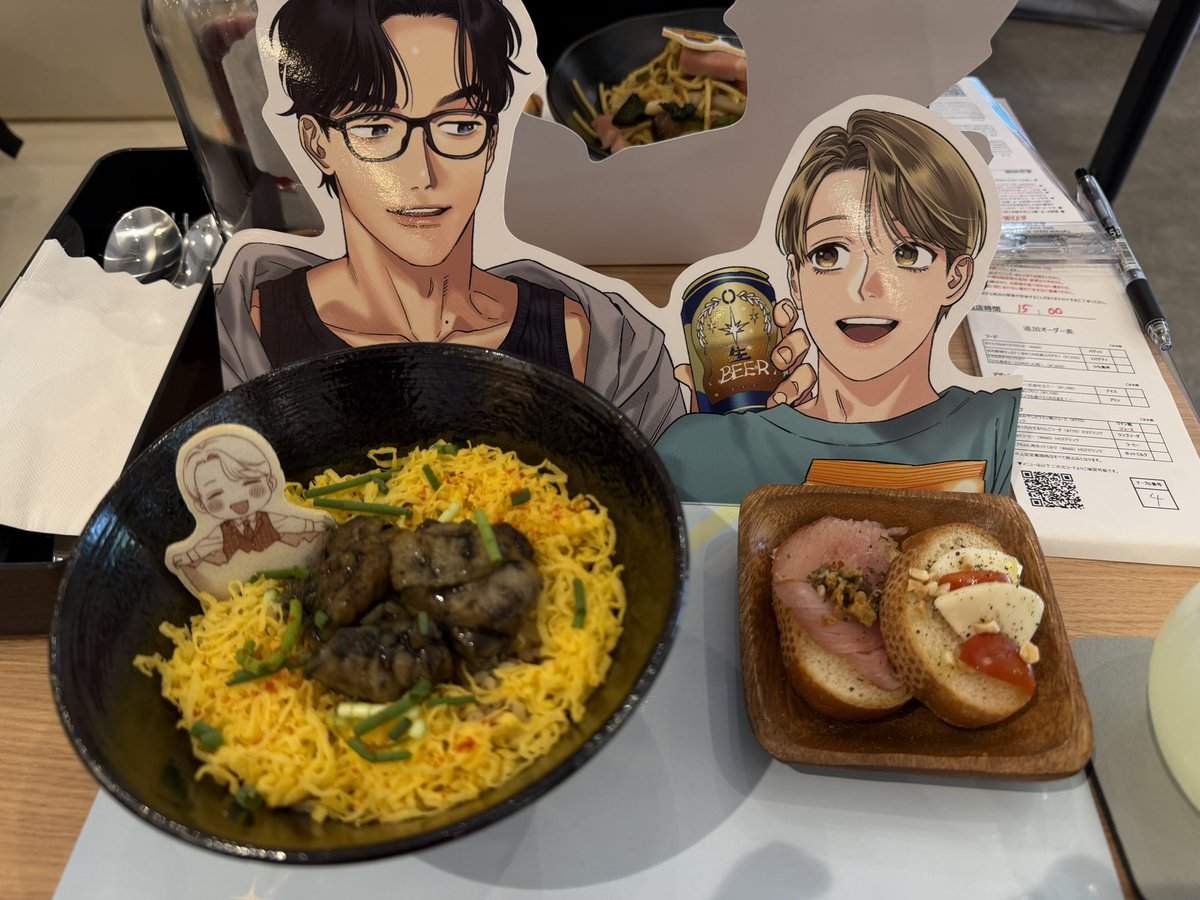 111_Hydrangeas's tweet photo. そん抱きコラボカフェに💕
忍とヒカルのお家デートがテーマ🛋️
ご飯はボリュームあって美味しい🍴

@MkWnMIVDM195350 ちゃん、
そん抱きを予習してきてくれて、
本当にありがとう、大好き❤❤
最高に楽しかった😆

グッズ可愛くて追加購入しちゃった☺️
これからもそん抱き応援します！！ https://t.co/yDvTt6PW1a