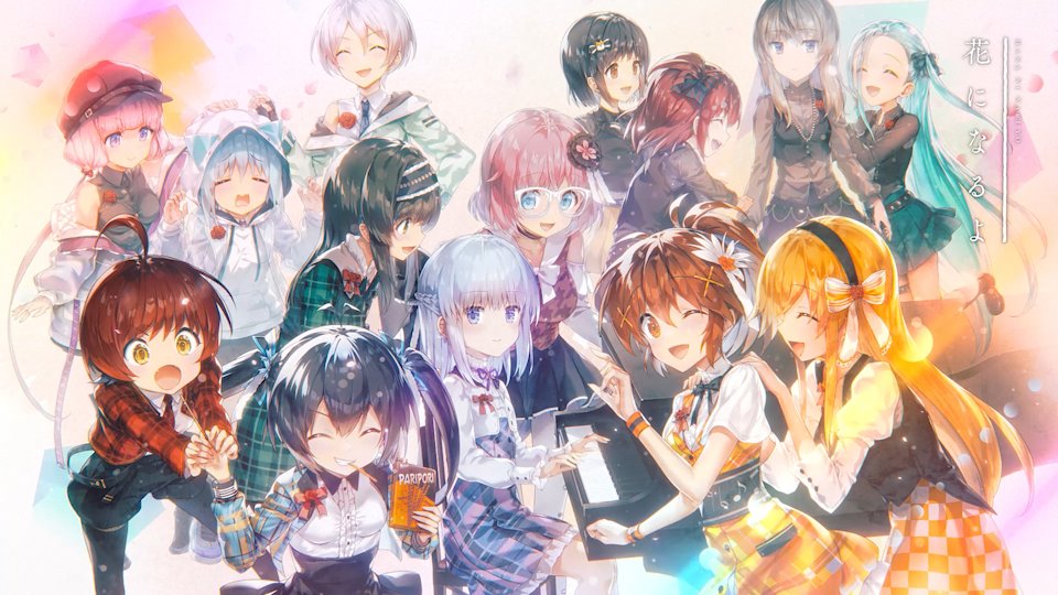 irodorimidori5's tweet photo. ライブの最後に披露した、#イロドリミドリ という作品のメッセージを乗せた、全員で紡ぐ最後の新曲です。
ライブに参加してくれた人も、できなかった人も、ここにいるみんなで！一緒に、見ませんか？

「私たちは、花になる」MV 21:00
プレミア公開▶️https://t.co/9Eee9yL0pW

#未来をゲット https://t.co/pNQGUgPiMd