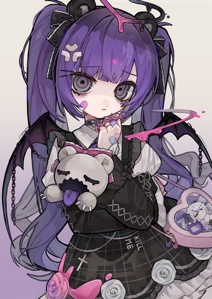 tira_27's tweet photo. 💜🖤 https://t.co/fOcn7UQVOS