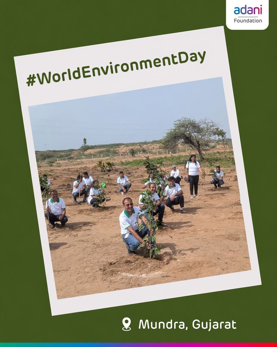 AdaniFoundation's tweet photo. Glimpses of #WorldEnvironmentDay celebrations across our sites. The occasion was not just a celebration. It turned out to be a powerful community movement that brought people together for a shared purpose - to contribute their bit in building a greener &amp; #sustainablefuture https://t.co/ZkSj1bgTvt