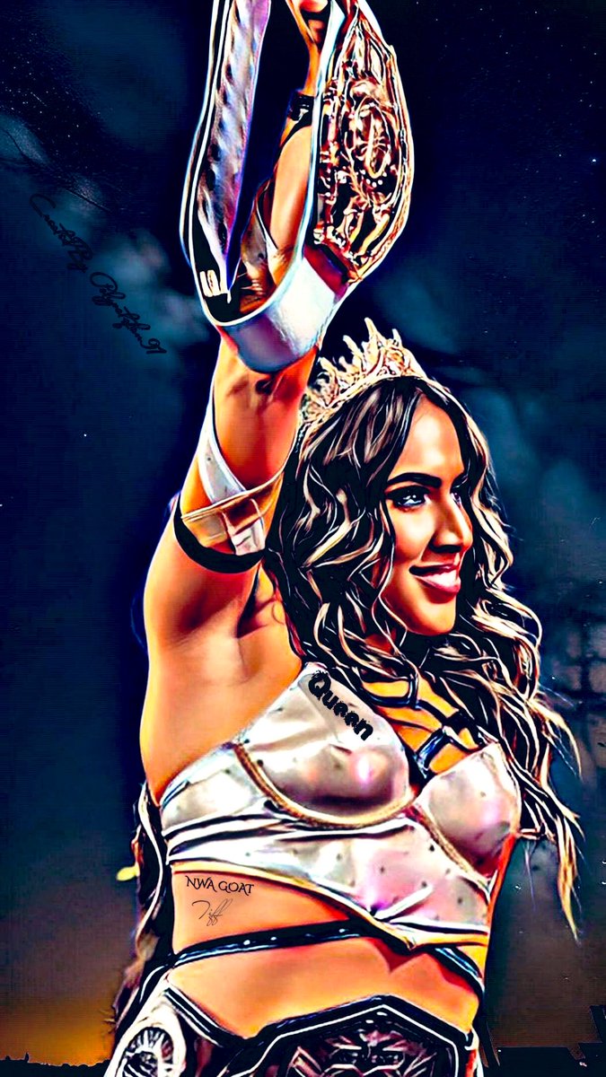 polypatsfan91's tweet photo. La Princessa @TiffanyNieves_ the @nwa Goat giving Tiff her Flowers ๐sheโs kicking ass taking. Names keep doing your thing champ #AcknowledgeHer ๐ฏโ๐ผ๐ #TheChampIsHere #Savage #Aura #SpeicalPerfomer #MainEventer #respect #NWA ONE OF THE BEST IN THE WORLD Nieves has gold to prove it talk your talk Tiffany Let them know I hope you make it to WWE One day #HistoryMaker #Queen #GOAT๐ต