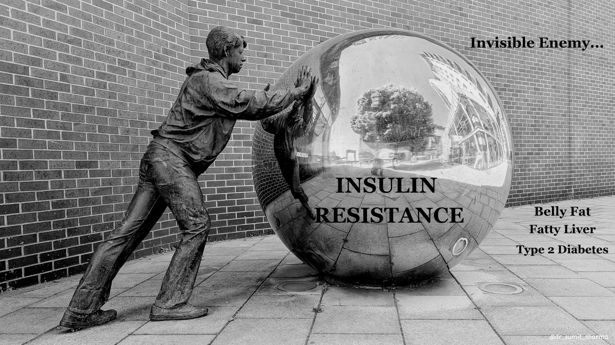 dr_sumit_sharma's tweet photo. Most chronic diseases don't start with cholesterol, genetics, or "getting older."

It starts with one silent problem almost nobody gets diagnosed with: INSULIN RESISTANCE.

Here's how it quietly drives belly fat, fatigue, disease, &amp; how to reverse it before it ever earns a name: https://t.co/hibHZkFvtG