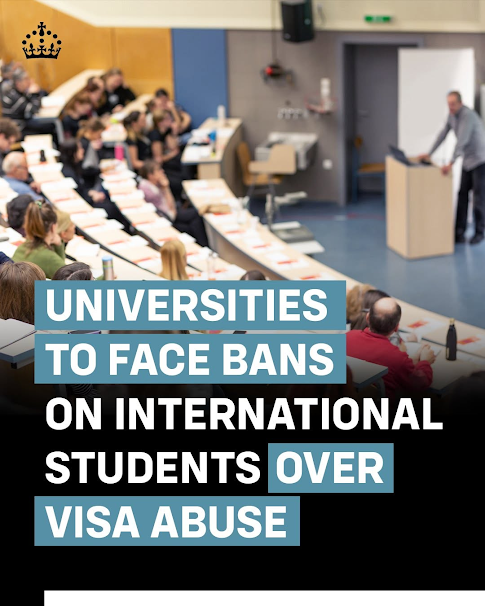 azzaconsultancy's tweet photo. Universities face being banned from recruiting international students over visa abuse

Under new rules course completion rates must reach at least 90% or universities will face penalties

High drop-out rates can indicate entering the illegal working economy rather than studying https://t.co/M66yDCGEpg